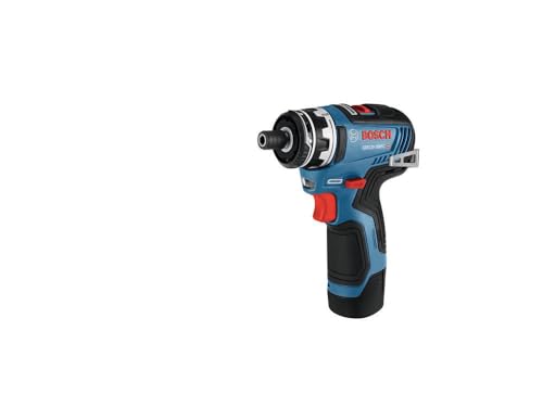 BOSCH GSR12V-300FCB22 12V Max EC Brushless Flexiclick 5-In-1 Drill/Driver System with (2) 2 Ah Batteries