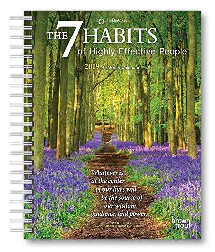 The 7 Habits of Highly Effective People 2019 6 x 7.75 Inch Weekly Engagement Calendar, Self Help Improvement