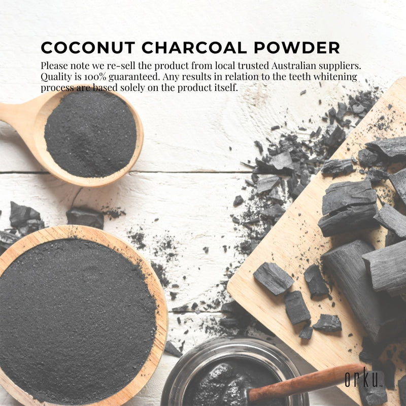 10g Activated Carbon Powder Coconut Charcoal - Teeth Whitening + Skin