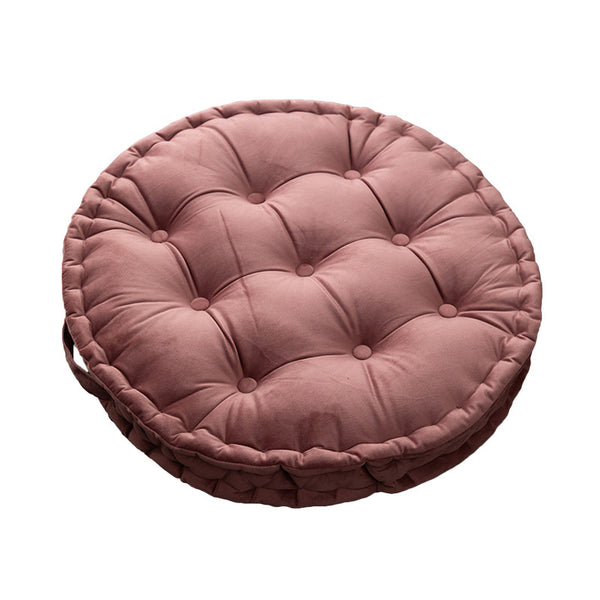 Luxury Round Pouf Tatami Cushion Meditation Floor Mat with Handle