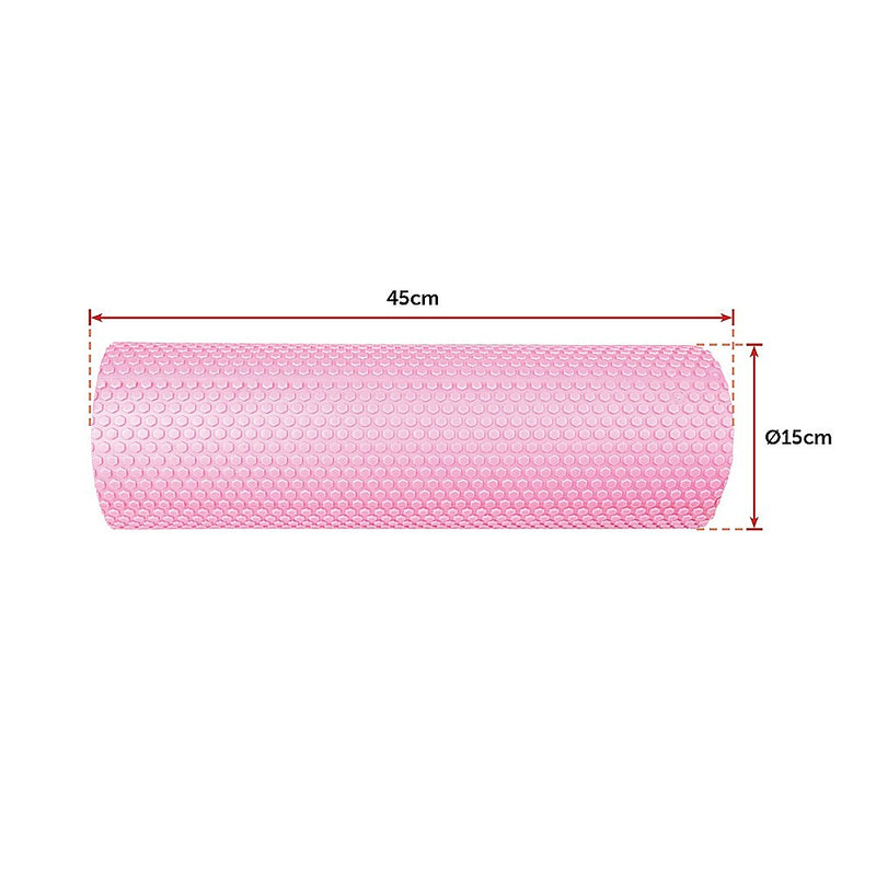 45 x 15cm Physio Yoga Pilates Foam Roller