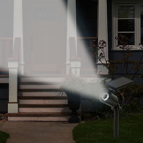 Solar LED Spotlight - Solar-powered motion-activated LED security light