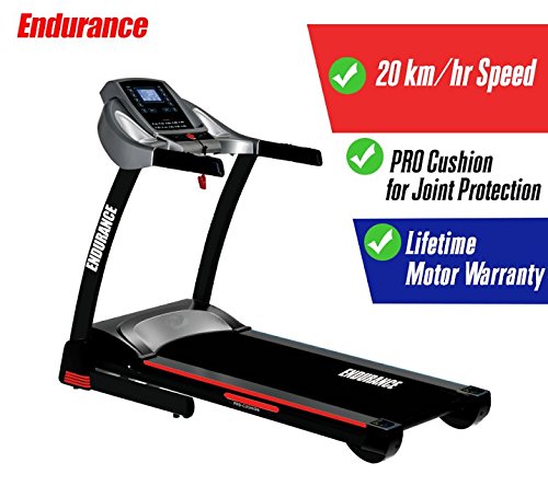 Treadmill by Endurance - Spirit Home Treadmill Running Exercise Machine with Auto Incline. to Most Areas