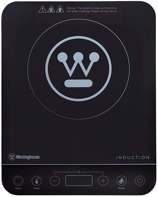 Westinghouse 2000W Slimline Portable Electric Induction Cooktop with LED Display