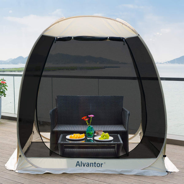 Alvantor Screen House Room Camping Tent Outdoor Canopy Dining Gazebo Pop Up Sun Shade Shelter Mesh Walls Not Waterproof Patent